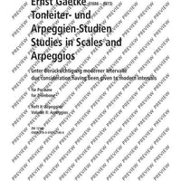 Studies in Scales and Arpeggios