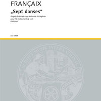 Sept danses - Score