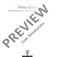 Missa dorica - Score
