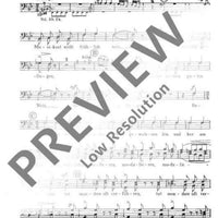 Weinlein, nun gang ein - Bass I/ii