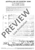 Australian Up-Country Song - Choral Score