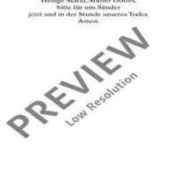 Gegruesset seist du, Maria - Choral Score