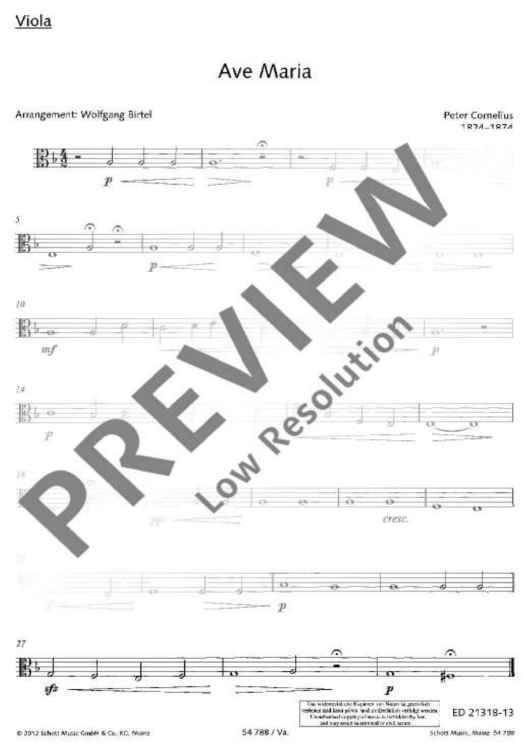 Ave Maria - Viola