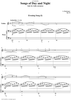 Songs of Day and Night. Suite for violin and piano - Piano Score