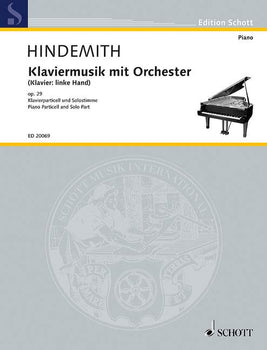 Piano Music with Orchestra - Piano Score With Solo Part