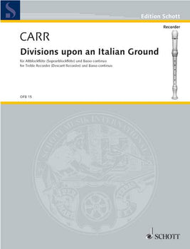 Divisions upon an Italian Ground