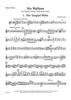 Six Waltzes for String Trio - Violin 1/Flute