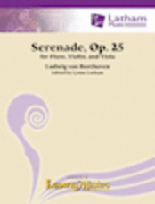 Serenade, Op. 25 for Flute, violin and viola - Score
