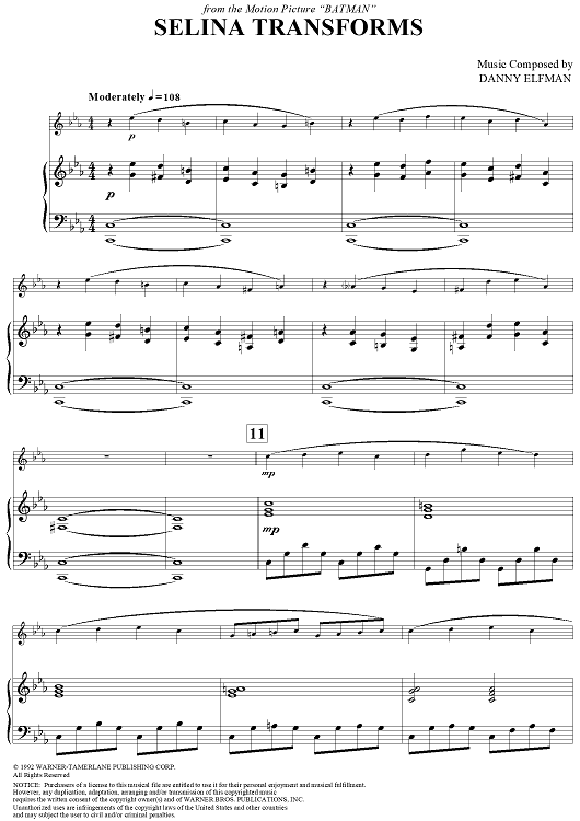 Selina Transforms - from the movie: Batman Returns
