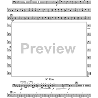 Five Dances for Five Clarinets - String Bass