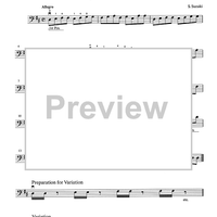 Suzuki Bass School, Volume 1 - Bass Part