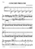 Concert Prelude - Piano