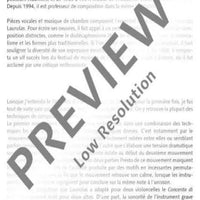 Concento di corde - Performing Score