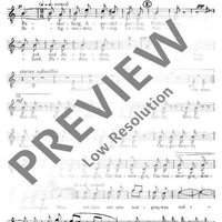 Weinlein, nun gang ein - Tenor I/ii