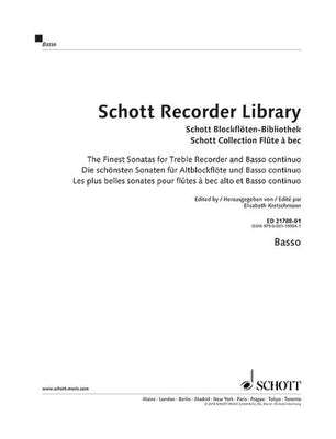 Schott Recorder Library - Basso
