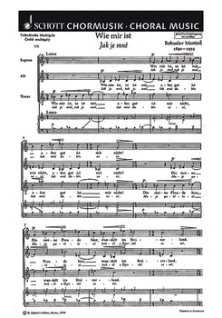 Tschechische Madrigale · Ceské madrigaly - Choral Score