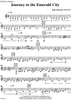 Journey to the Emerald City - Bass Clarinet