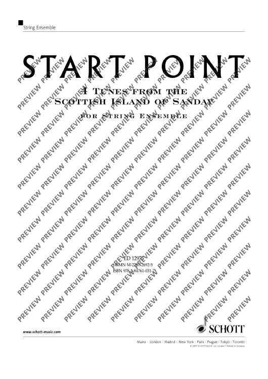 Start Point - Score and Parts