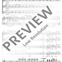 Der Rabe und der Fuchs - Choral Score