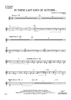 In These Last Days of Autumn... - Baritone Saxophone