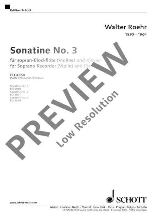 Sonatine No. 3 in F major
