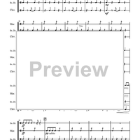 Five Dances for Five Clarinets - Percussion