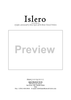 Islero - Introductory Notes
