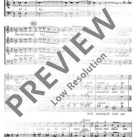 Kantate Nr. 2 - Choral Score