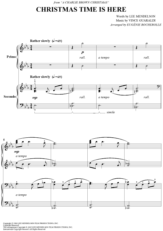 Christmas Time Is Here