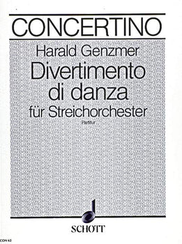Divertimento di danza - Score