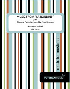 Music from "La Rondine" - Score