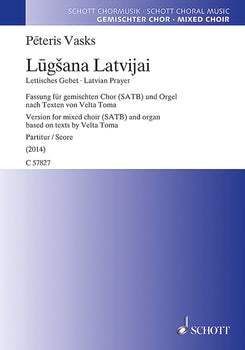 Lugšana Latvijai - Choral Score