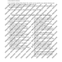 Laetatus sum - Choral Score