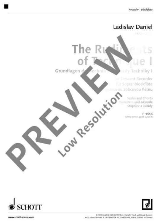 The Rudiments of Technique