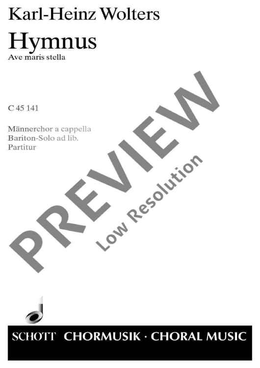 Hymnus - Choral Score