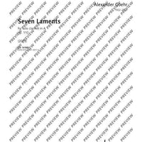 Seven Laments - Score