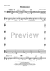 Reminiscence - Bb Clarinet 2
