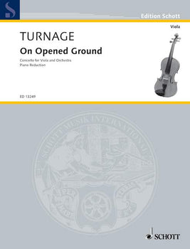 On Opened Ground - Piano Score With Solo Part