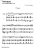 Petite Suite Op.91 - Score