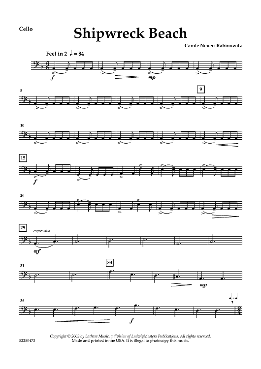 Shipwreck Beach - Cello