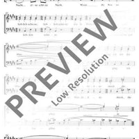 ... wie in Welschland lau und blau ... - Choral Score