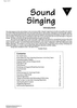 Sound Singning