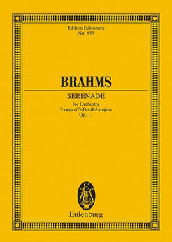Serenade for Orchestra D major - Full Score