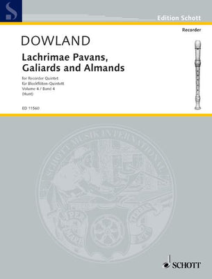 Lachrimae Pavans, Galiards and Almands - Performing Score