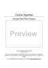 Carmen Vignettes - Score
