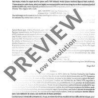 Six Easy Duets - Performing Score