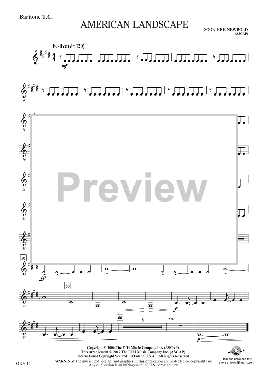 American Landscape - Baritone TC