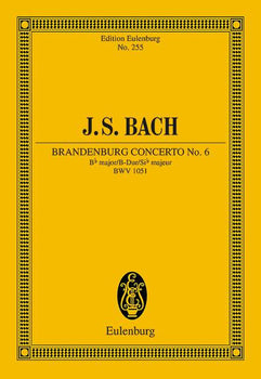 Brandenburg Concerto No. 6 Bb major - Full Score