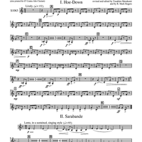 Five Dances for Five Clarinets - Bb Contra Bass Clarinet