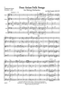 Four Asian Folk Songs - Full Score